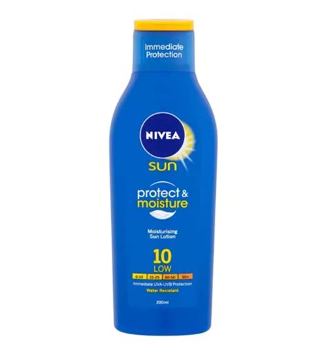 boots nivea sun tan lotion.